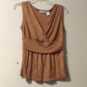 Worthington Tan Blouse